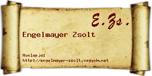 Engelmayer Zsolt névjegykártya