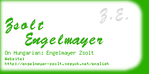 zsolt engelmayer business card